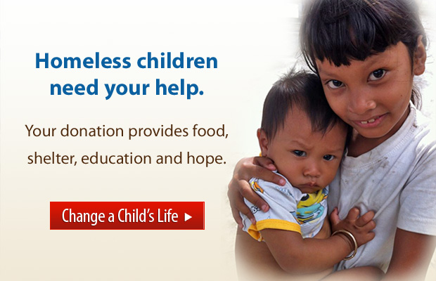 You can help change a child’s life  today… and forever.