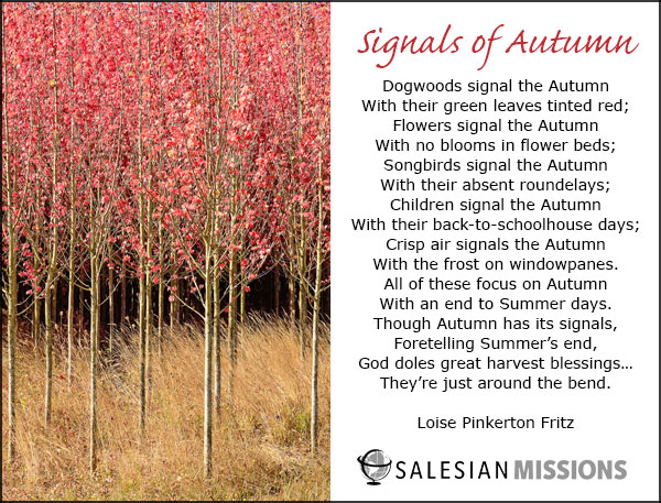 Signals of Autumn - Salesian Missions