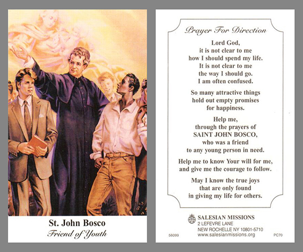 Prayer for Direction - Salesian Missions