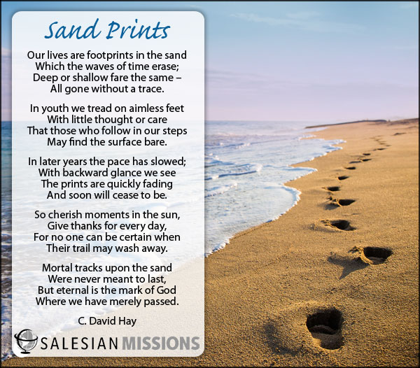 Sand Prints - Salesian Missions