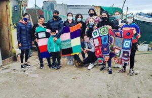 A young girl attending the Salesian school in Rawson, Argentina, launched a country-wide project to help impoverished families weather the harsh winter months.