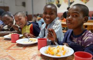 Children in Madagascar receive vital food at Salesian schools, youth centers and mission sites.