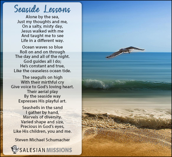 Seaside Lessons inspirational poem