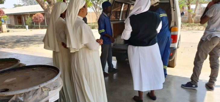 ZAMBIA: Youth receive soap and furniture donation