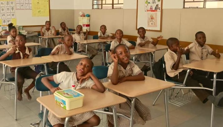April 24 PR - NAMIBIA: Students have new school furniture thanks to donation secured by Salesian Missions