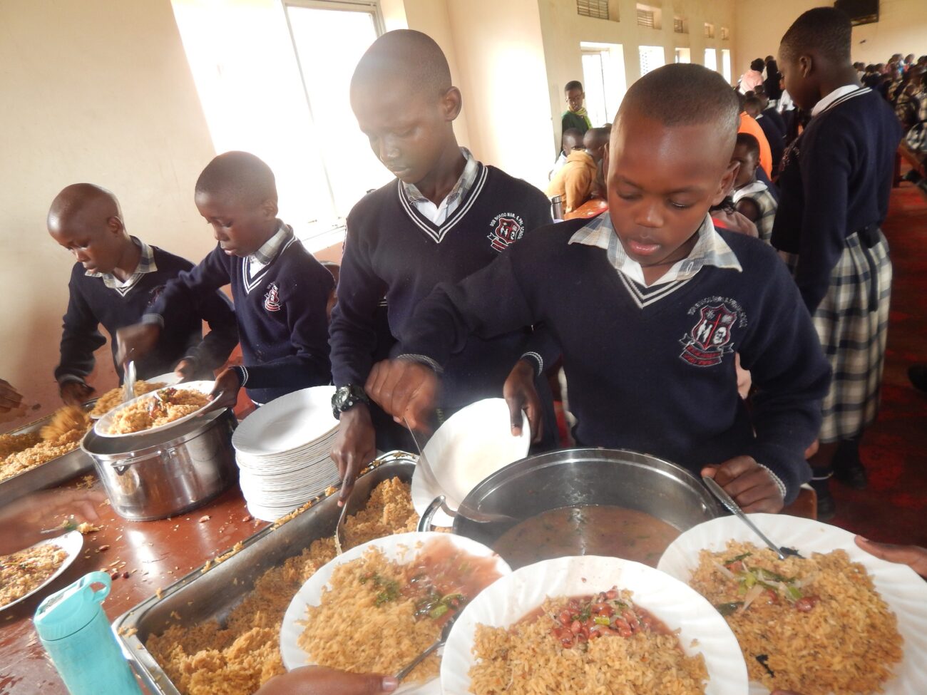 April 2024 - UGANDA: Nearly 1,700 students receive Rise Against Hunger meals thanks to partnership with Salesian Missions