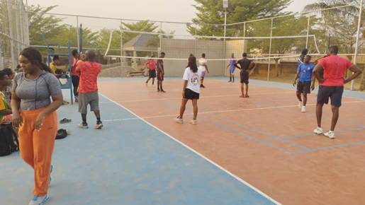 April 2025 PR - NIGERIA: Salesian Training Center and Oratory has new basketball and volleyball courts thanks to funding from Salesian Missions