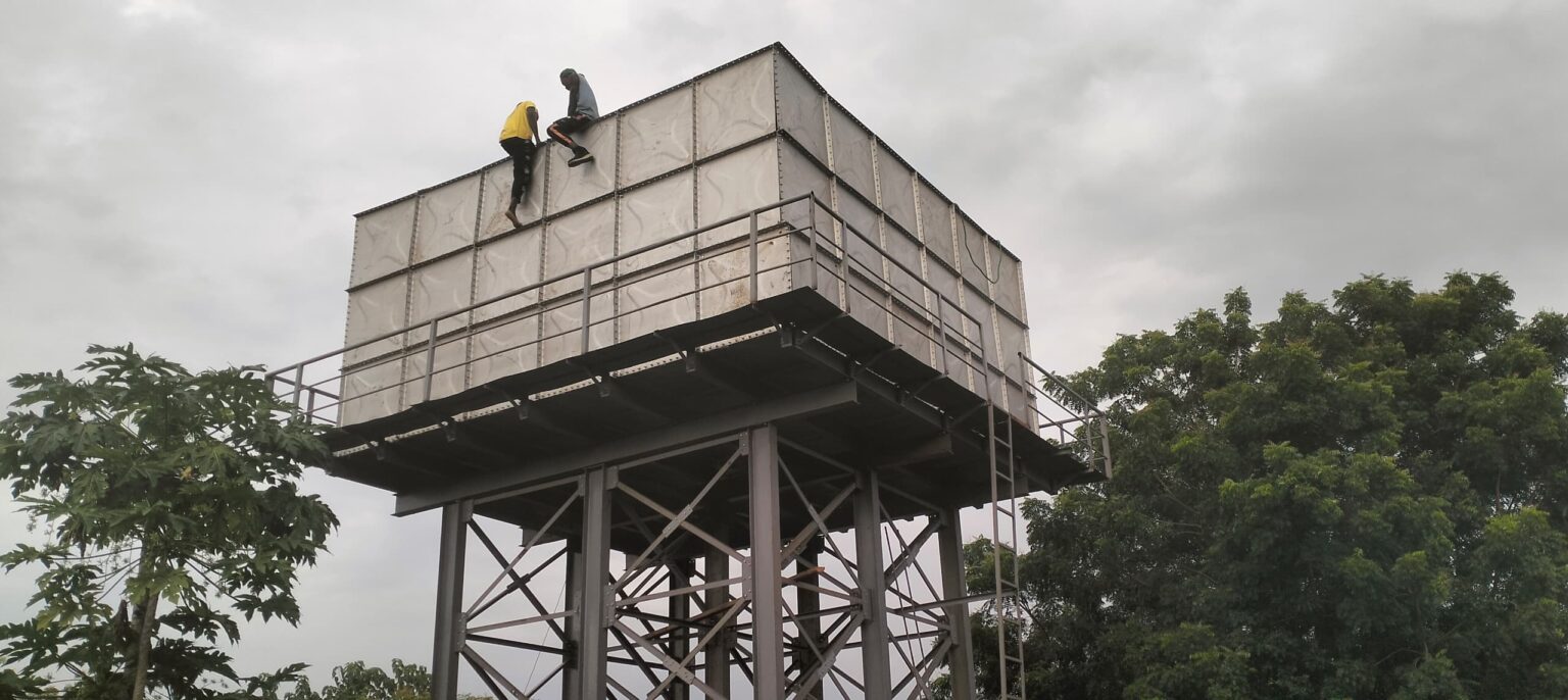 UGANDA: Palabek Refugee Resettlement Camp has new water tank thanks to funding from Salesian Missions