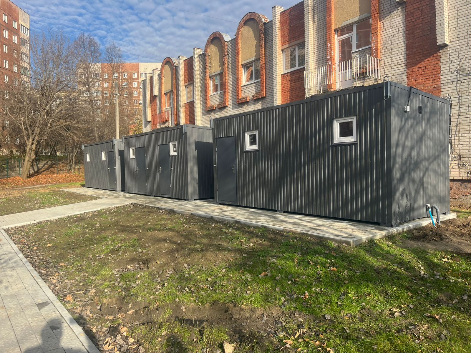 Dec 2025 PR - UKRAINE: Salesian Lyceum has locker rooms for sports fields thanks to donor funding from Salesian Missions