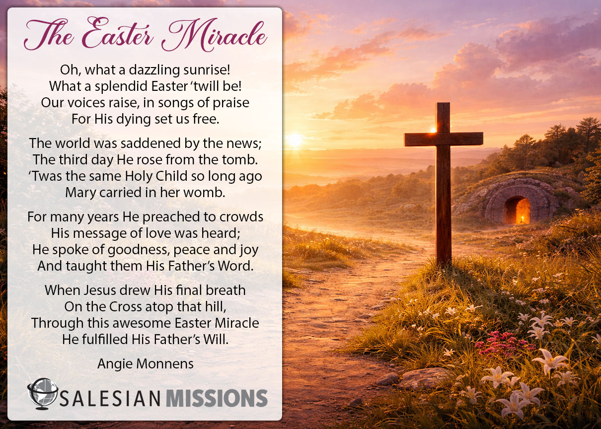 Easter poem image