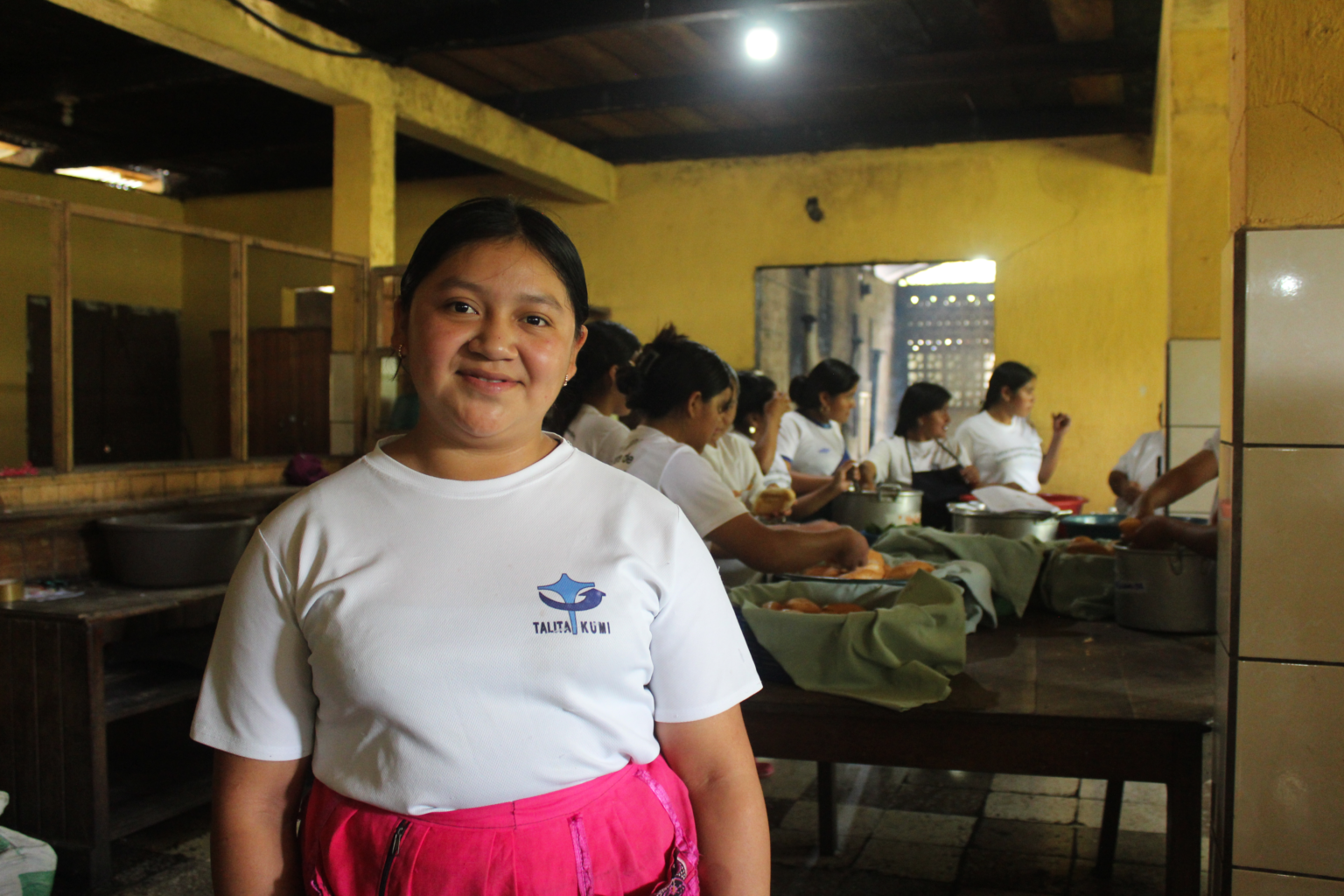GUATEMALA: Young women from Talita Kumi centers receive healthy nutrition through Rise Against Hunger’s partnership with Salesian Missions