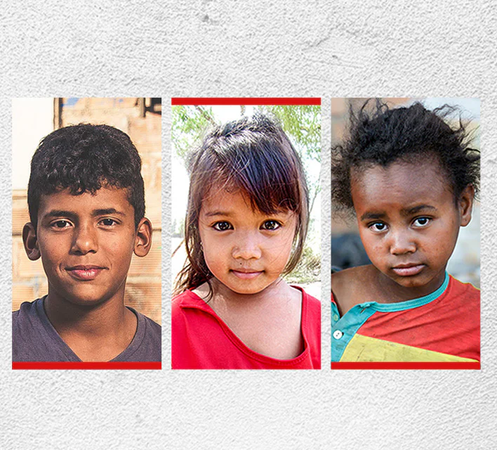 Your gift will help vulnerable children who need access to clean water, food, medical care, education, and other critical resources.