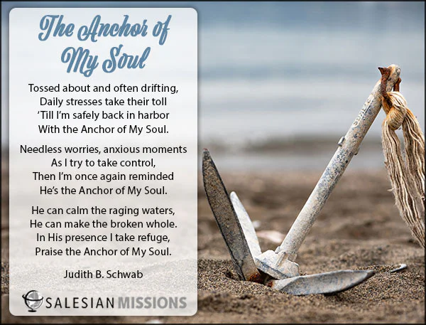 June 2026 enews inspirational poem - The Anchor of My Soul
