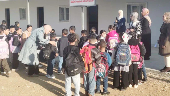 July 2026 enews story 2 - Palestine - Giving Children a Safe Place to Learn