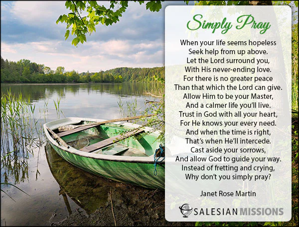 Sept 2026 enews poem - Simply Pray