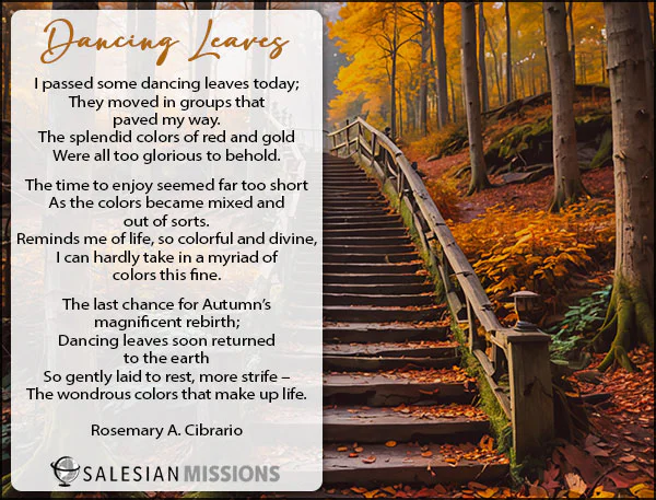 Oct 2026 enews poem - Dancing Leaves